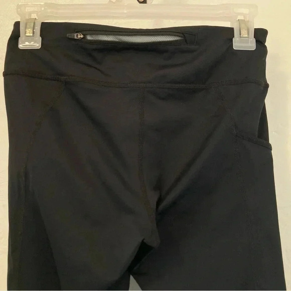 Nike Racer Tight Leggings Women's XS Black Drawstring Running 890371-010‎ Active - Picture 5 of 9